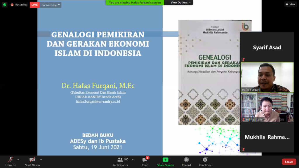 Launching Buku “Genealogi Pemikiran dan Gerakan Ekonomi Islam Indonesia”
